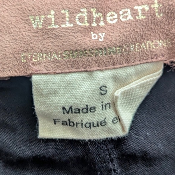 Free People WILDHEART by Eternal Sunshine Creations Sequin Shorts Black Sz SMALL - Picture 6 of 8